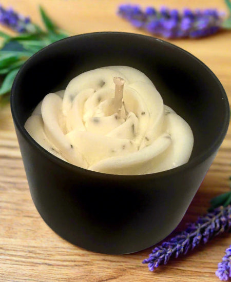 Organic Lavender Bliss – 4 oz Soy Candle | Calming Floral Scent